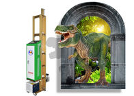 CMYK Dikey 3D Duvar Baskı Makinesi Otomatik Reklam Dekorasyonu