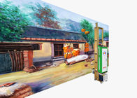 720DPI Duvar Mürekkep Püskürtmeli Yazıcı, Duvar Resmi Boyama Makinesi 4 Renkli Otomatik Eşleştirme