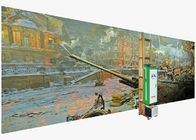 Otomatik Boş Atla Mürekkep Püskürtmeli Duvar Uv Yazıcı 1700mm Net Resim Baskı Yüksekliği